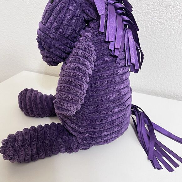 Jellycat Cordy Roy Purple Horse Plush Stuffed Animal Ribbon Tail 16" NO TUSH TAG - Picture 8 of 16